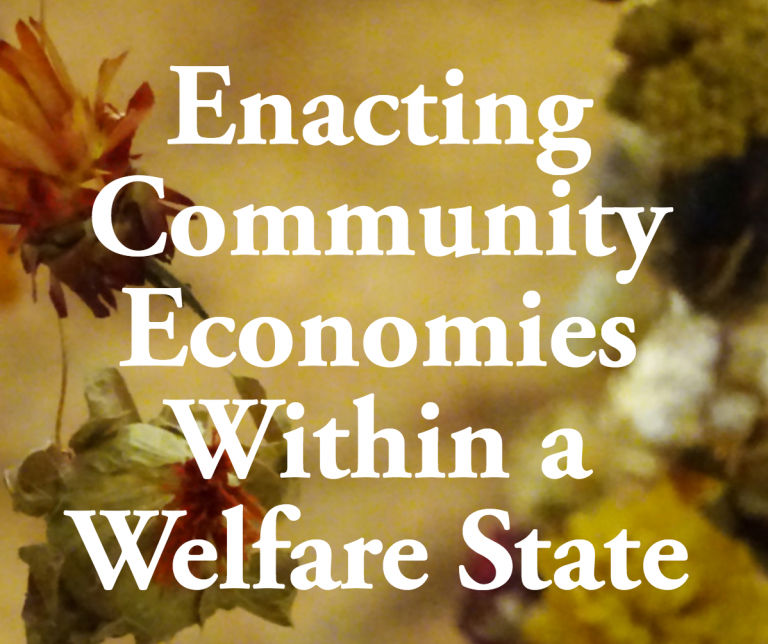 Kirja: Enacting Community Economies Within a Welfare State